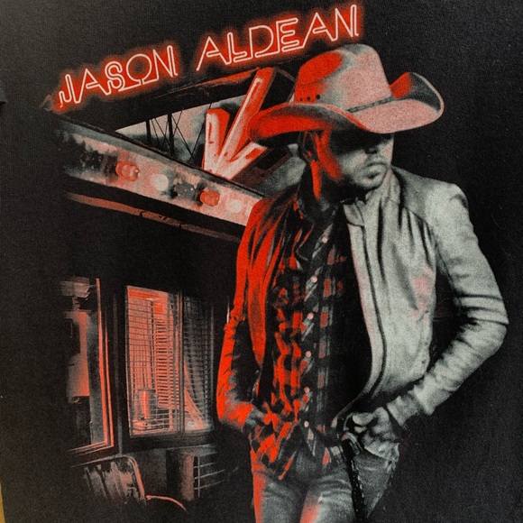 COPY - Jason Aldean Burn in Down Tour T-shirt Size S - Picture 5 of 11